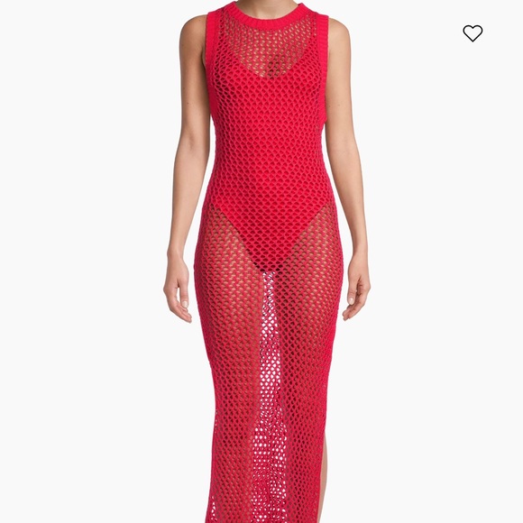 Beach RiotHolly Net Cover-Up Midi-Dress